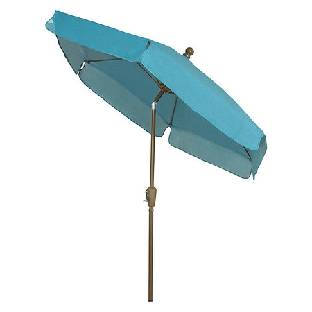 Fiberbuilt Garden Tilt Umbrella Crank Cb, Teal, 7.5ft. 7GCRCB-T-TEAL
