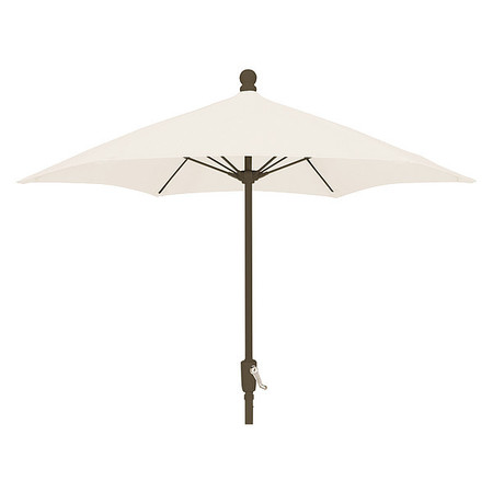 FIBERBUILT Patio Umbrella Crank Cb, Natural, 7.5 ft. 7HCRCB-NATURAL