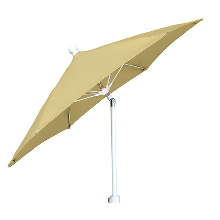 FIBERBUILT Patio Tilt Umbrella CrankW/Beige, 7.5 ft. 7HCRW-T-BEIGE