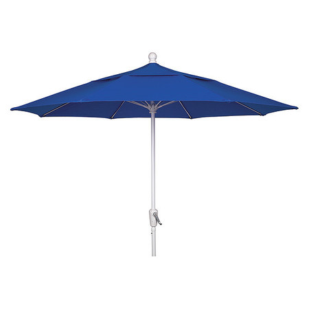 FIBERBUILT Oct Home Patio Umbrella CrankW/Blue, 9 ft. 9HCRW-PACIFIC BLUE