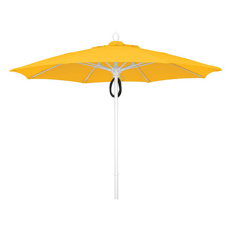 FIBERBUILT Market Umbrella 8Rib Pulley Pin, Buttercup, 9ft. 9MPPW-4635