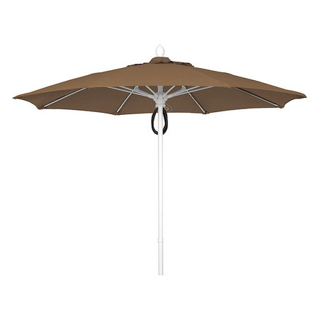 FIBERBUILT Market Umbrella 8Rib Pulley Pin, Cocoa, 9 ft. 9MPPW-4676