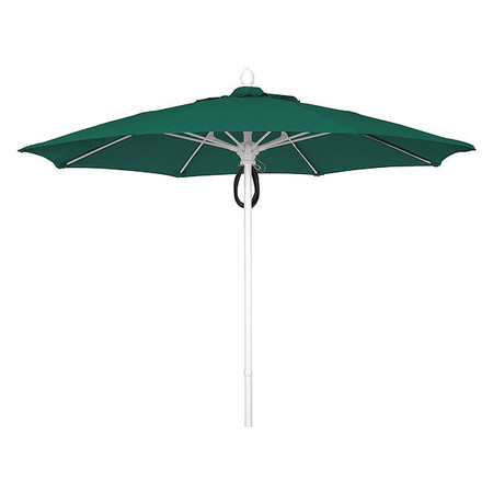 FIBERBUILT Market Umbrella 8Rib Pulley Pin, Green, 9 ft. 9MPPW-4637