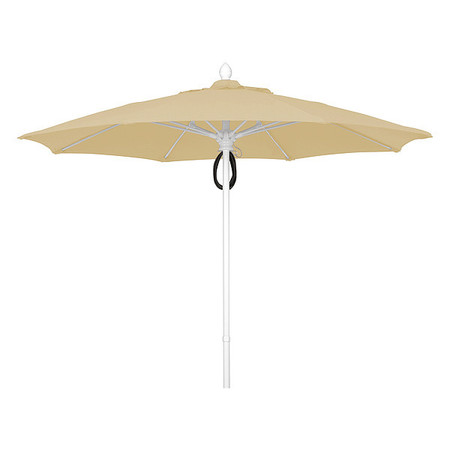 FIBERBUILT Market Umbrella 8Rib Pulley Pin, Linen, 9 ft. 9MPPW-4633