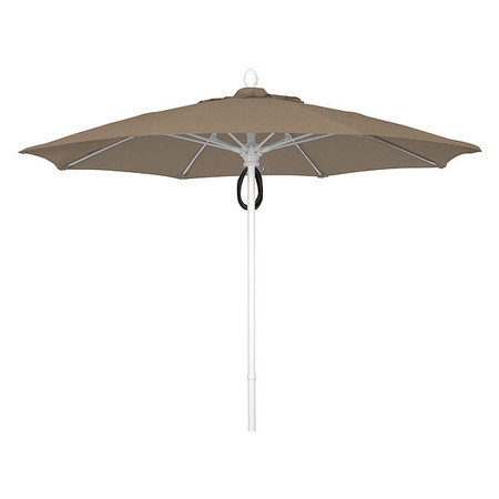 FIBERBUILT Market Umbrella 8Rib Pulley Pin, Taupe, 9 ft. 9MPPW-4648