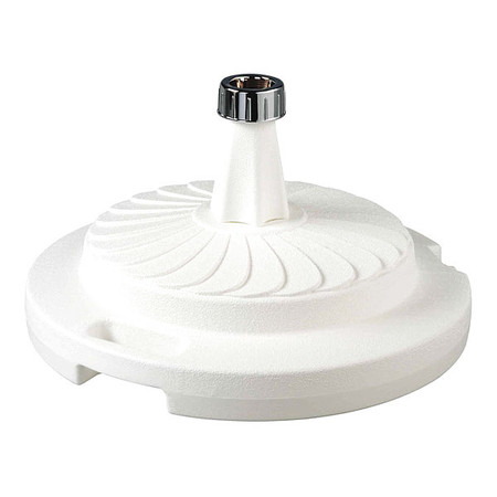 FIBERBUILT Umbrella Base, Resin, White RB90W