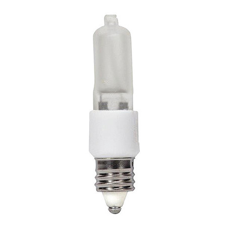 EXCEL 20W T3 Halogen Light Bulb - Mini Candelabra Base - Frost Finish S4489
