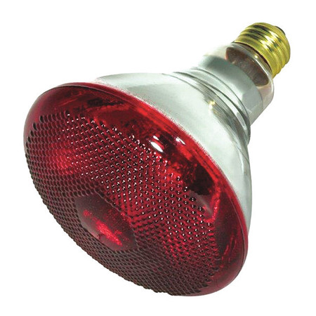 SATCO 175 W BR38 Incandescent - Red Heat - 5000 Hours - Medium Base - 120V S4751