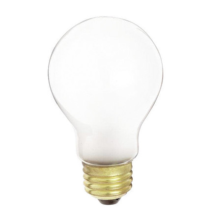SATCO 25 W A19 Incandescent - Frost - 1500 Hours - 250L - Medium Base - 12V S5010