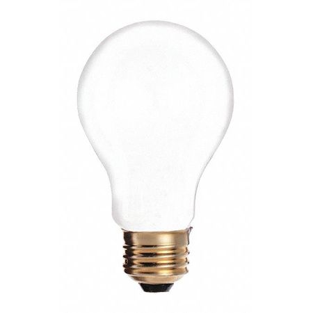 SATCO 25 W A19 Incandescent - Frost - 2500 Hours - 180L - Medium Base - 130V - 2/Pack S3950