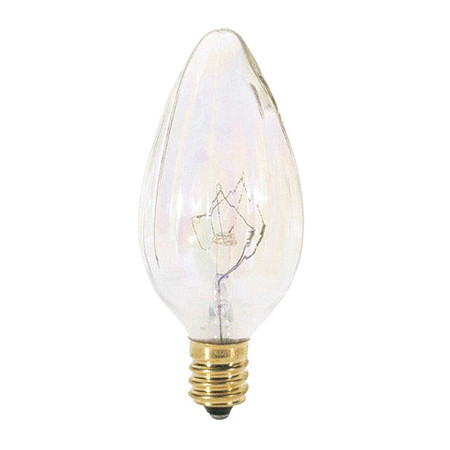 SATCO 25 W F10 Incandescent - Aurora - 1500 Hours - 190L - Candelabra Base - 120V S3373