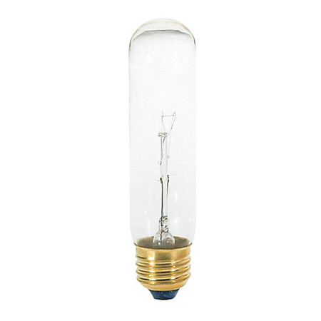 SATCO 25 W T10 Incandescent - Clear - 2000 Hours - 200L - Medium Base - 120V S3250