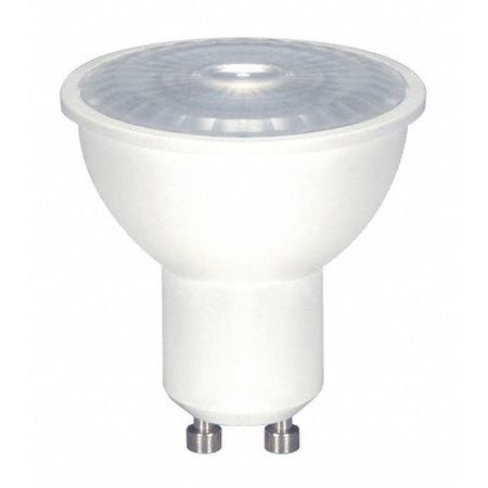 SATCO 6.5W MR16 LED Light Bulb - Bi Pin GU10 Base - White Finish S8589