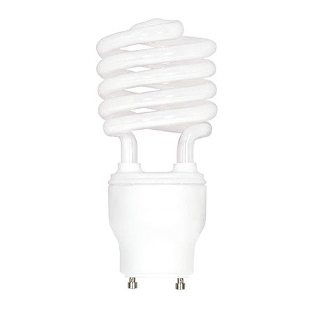 SATCO 23W T2 LED Light Bulb - Bi Pin GU24 Base - White Finish S8206