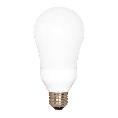 SATCO 15W A19 LED Light Bulb - Medium Base - White Finish S7292