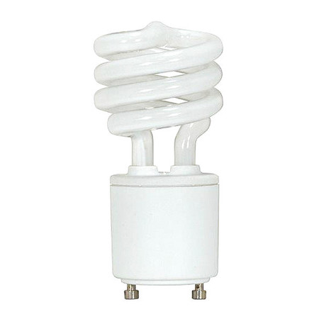 Satco Bulb, CFL, 13W, T2 Mini Spiral, GU24 Base, Spirals CFL S8203