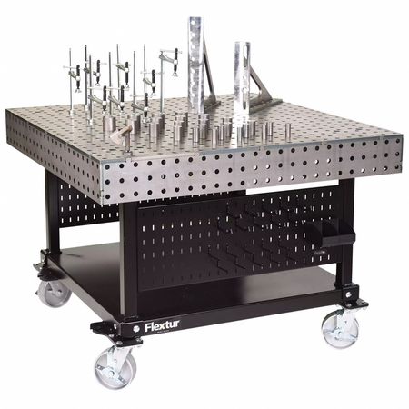 FLEXTUR Welding Table, 48" D, 35" H, 48" W, Metal 71500005