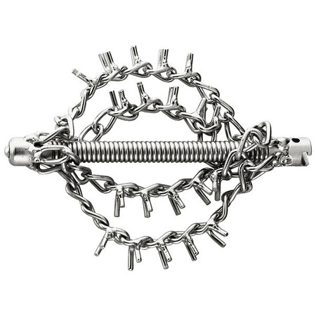 ROTHENBERGER Chain-Spinning Head Wihtout Ring With 4 Chains And Spikes 16Mm 72188