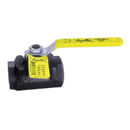 APOLLO VALVES Manual 2-Way Ball Valve, NPT, Steel 73A10527A