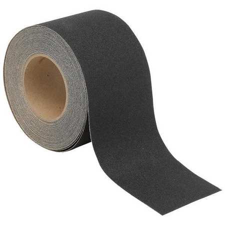 BRADY Tape Roll, Black, 4" Size 78191
