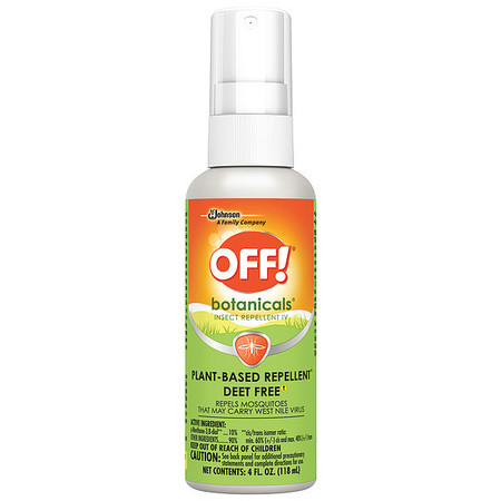 OFF Botanicals Insect Repellent IV, 4 oz., PK8 694971