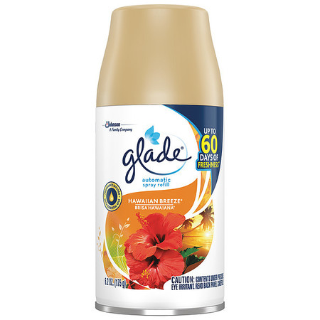 GLADE Automatic Spray Refill, Hawaiian, PK6 306031