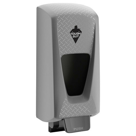 TOUGH GUY Industrial Soap Dispenser, Push-Style, 5000mL, Gray 3FPP3