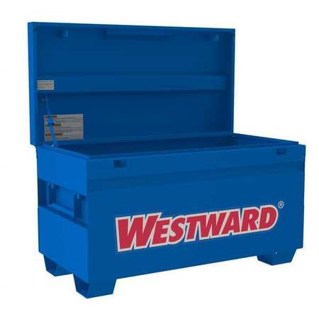 WESTWARD WESTWARD Jobsite Box Cabinet, Blue, 16 cu ft, 48" W x 24" D x 28" H 780U10