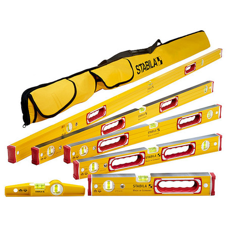 Stabila Level Set, 3 in W Overall, Acrylic Vial 78296