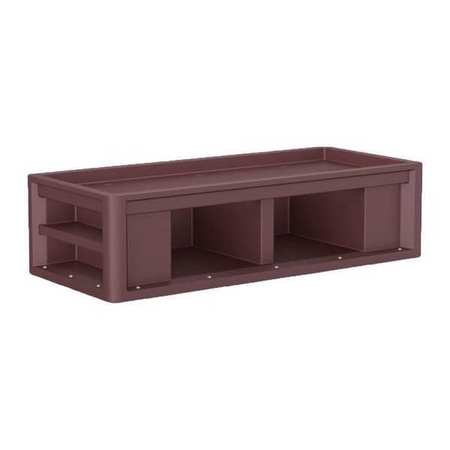 ENDURANCE Endurance Bed 1.0, Burgundy, 21 in H 7601BY