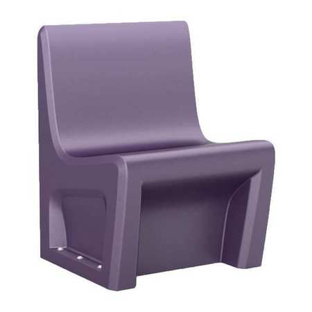 SENTINEL Armless Chair, Floor Mount, Indigo 116484IG