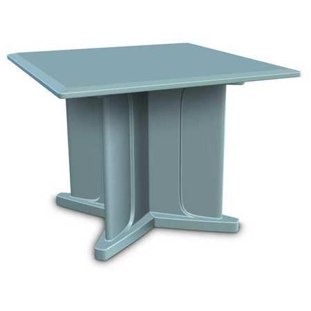 ENDURANCE Square Endurance Table 42" Square Blue Gray, 42 in W, 42 in L, 29 in H 66750BG