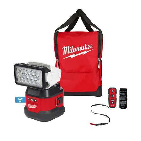 MILWAUKEE TOOL M18 Utility Remote Control Search Light with Portable Base (Tool Only) 2123-20