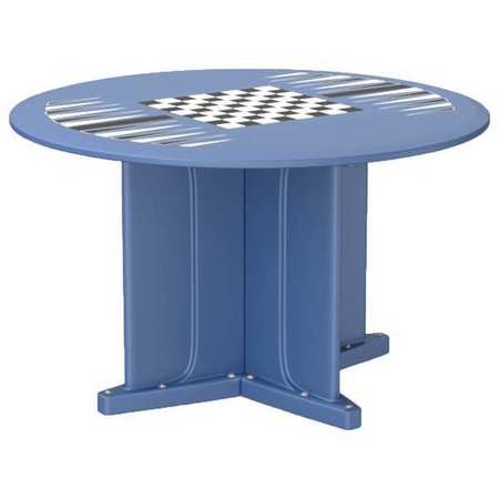 ENDURANCE Table, 48" Round, Midnight Blue, Game Top 66751MBGT