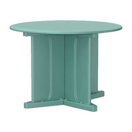 ENDURANCE Round Endurance Table 42" Round Aqua, 42 in W, 42 in L, 29 in H 66749AQ