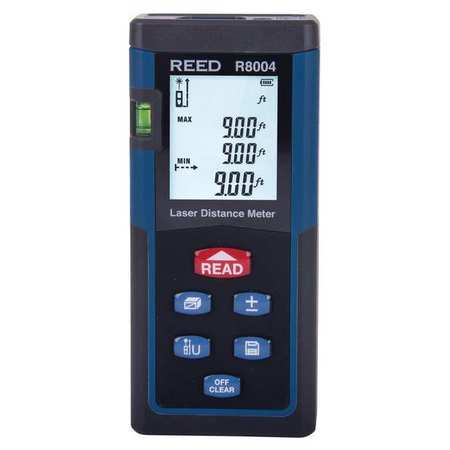 REED INSTRUMENTS Laser Distance Meter, 131ft R8004