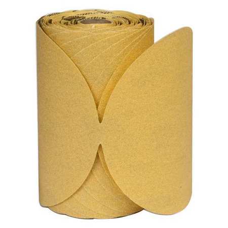 Norton Abrasives PSA Sanding Disc Roll, 6 in Dia, P120 G 66261183817