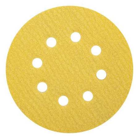 Norton Abrasives Hook-and-Loop Sanding Disc, 5 in Dia 66261183918