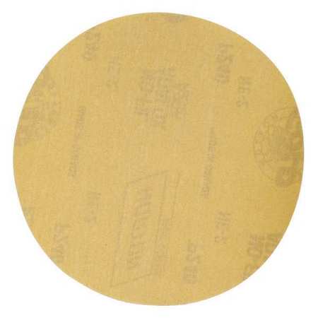 NORTON ABRASIVES Hook-and-Loop Sanding Disc, 6 in Dia, PK50 63642506234