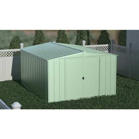 Arrow Storage Products 10x12 Classic Steel Storage Shed, Sage Green CLG1012SG
