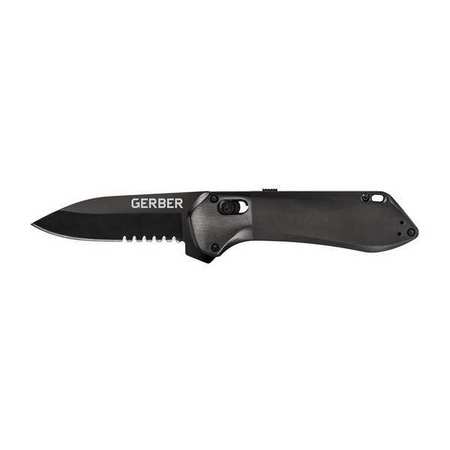 GERBER Folding Knife, 7 in Overall L 31-003521
