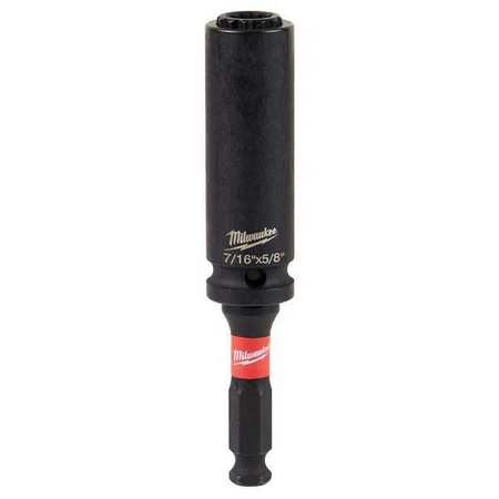 MILWAUKEE TOOL 1/2 in Drive Impact Socket 3/4 in, 9/16 in Size, Standard Socket, Matte 49-66-5120