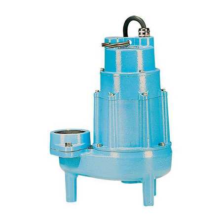 LITTLE GIANT PUMP Sewage Pump, 60 Hz, Three-phase, 2 hp 520125
