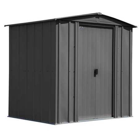 Arrow Storage Products 6x5 Classic Steel Storage Shed, Charcoal CLG65CC