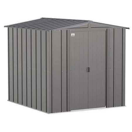 ARROW STORAGE PRODUCTS Shed, Charcoal, Assembled CLG67CC