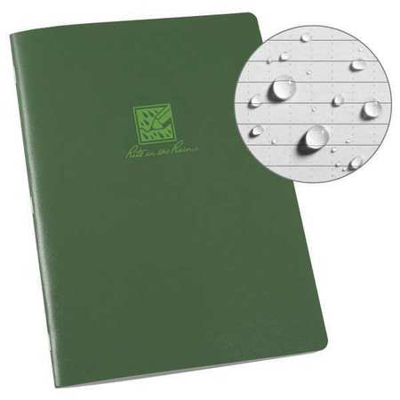 Rite In The Rain All Weather Notebook, Green, Field Flex 971-LG