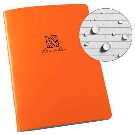 RITE IN THE RAIN All Weather Notebook, Orange, Field Flex OR71-LG