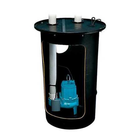 LITTLE GIANT PUMP Sump Pump Package, 4/10 hp, 115V AC Rated 509079