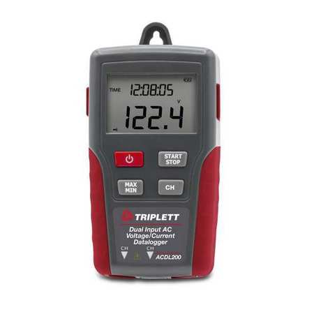 TRIPLETT Dual TRMS Voltage and Current Datalogger ACDL200