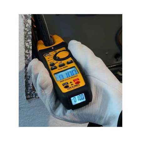 Ideal Clamp Meter, Dual Backlit, 200 A A, 0.75 in (19 mm) Jaw Capacity 61-415